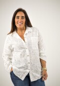 Camisa broderie Blanca