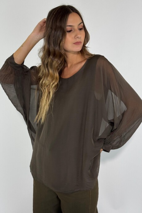 BLUSA MAIARA Chocolate