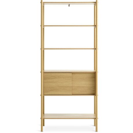 Estanteria Lindved 6 Estantes 2 Puertas
