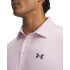 UA Playoff 3.0 Stripe Polo-PNK PNK-647