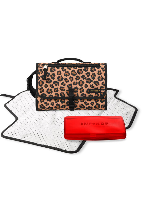 Cambiador portátil Pronto, diseño leopardo Cambiador portátil Pronto, diseño leopardo