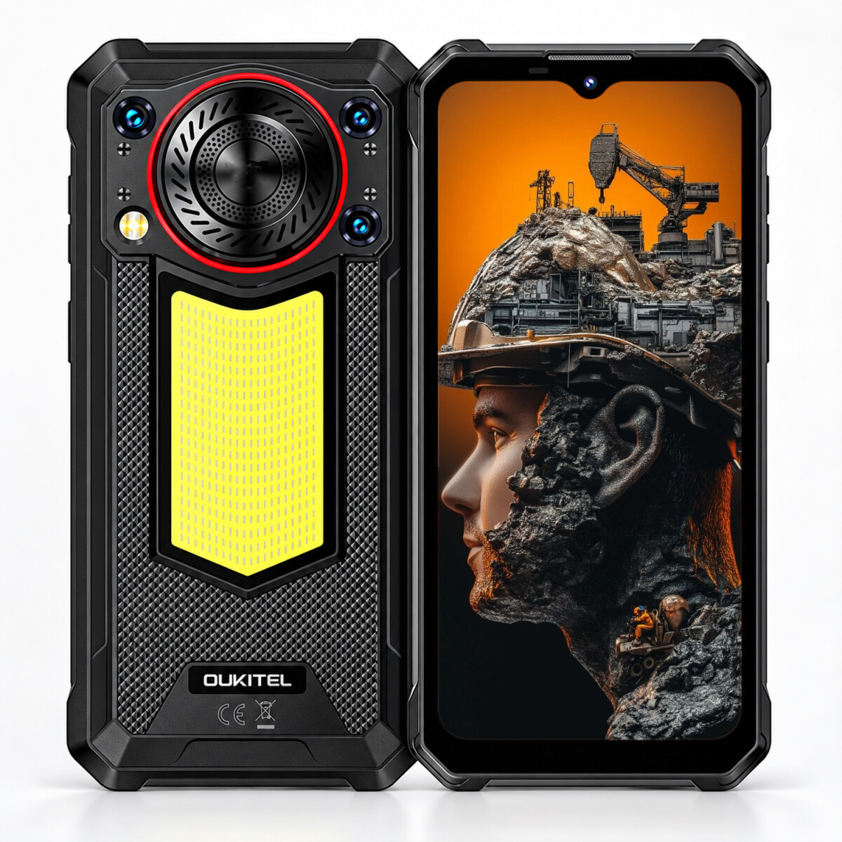 Celular De Trabajo Oukitel Wp53s 16(4+12)gb 128gb 4g Resistente - CEL OUKITEL WP53S 4/128GB NEGRO 