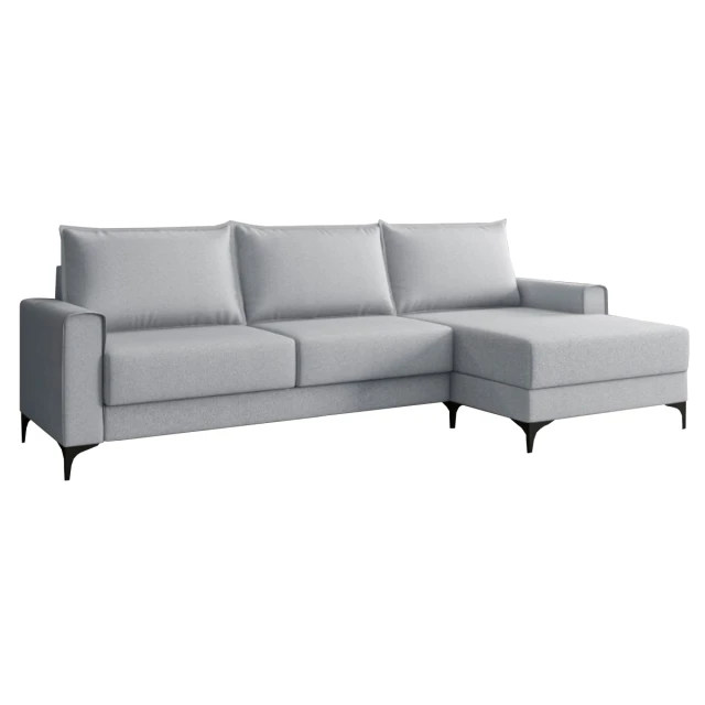 SOFÁ SILLON ESQUINERO CON CHAISE 3 CUERPOS PATAS DE METAL SOFÁ SILLON ESQUINERO CON CHAISE 3 CUERPOS PATAS DE METAL