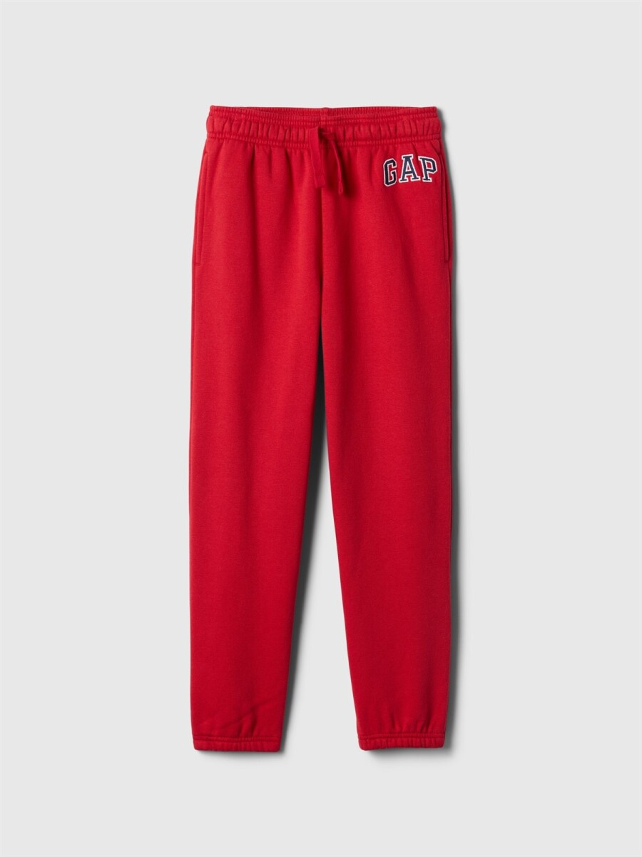Pantalón Deportivo Logo Gap Niño - Modern Red 