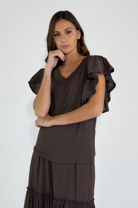 REMERA VELINO Chocolate