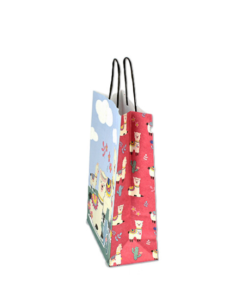 BOLSA FANTASIA LUNA 22X10X30 cm LLAMAS