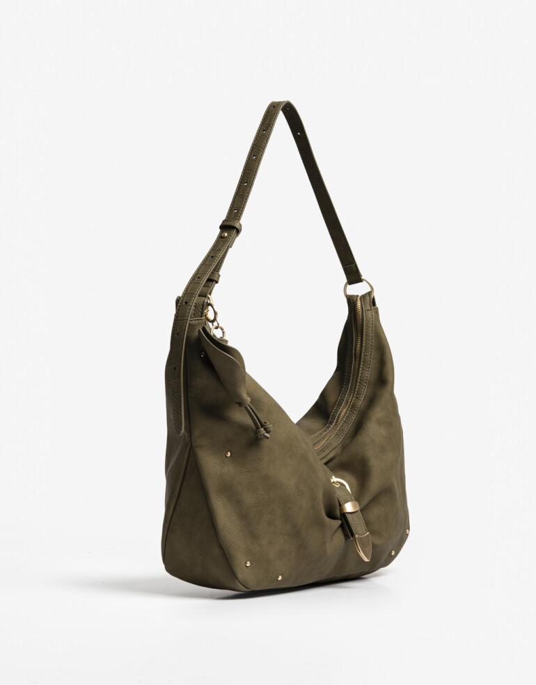 Saca Cartera Saca Con Hebilla - Verde Medio