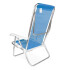 SILLA RECLINABLE DE ALUMINIO 8 POSICIONES SANNET 2295 MARINO SILLA RECLINABLE DE ALUMINIO 8 POSICIONES SANNET 2295 MARINO