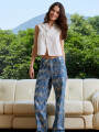 Pantalon Merel Azul Grisaceo