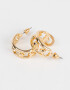 Aros Argollas Bubble Argollas Bubble - Dorado