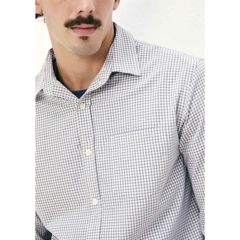 CAMISA MASC CINZA CLARO