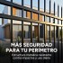 Cerco Reja Perimetral + Poste 1,80m Altura Hasta 2,4m Largo Color Negro