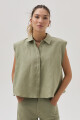Blusa Pistacho Verde Militar