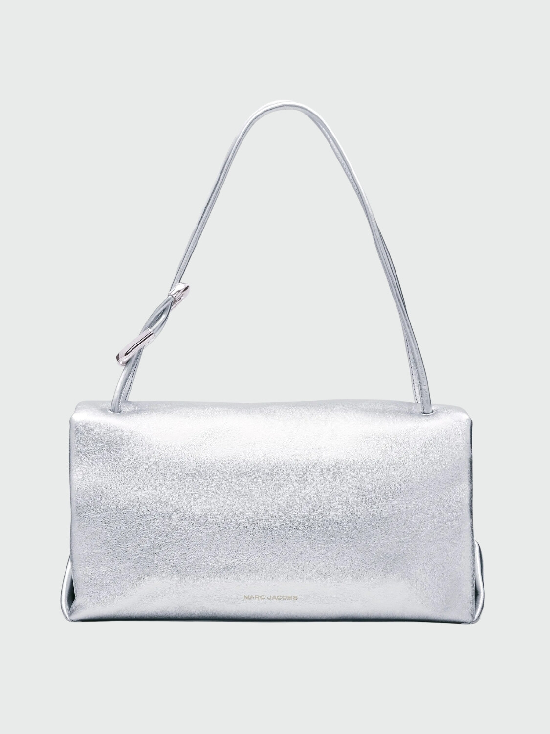 MARC JACOBS - THE METALLIC LARGE DUAL BAG Plateado