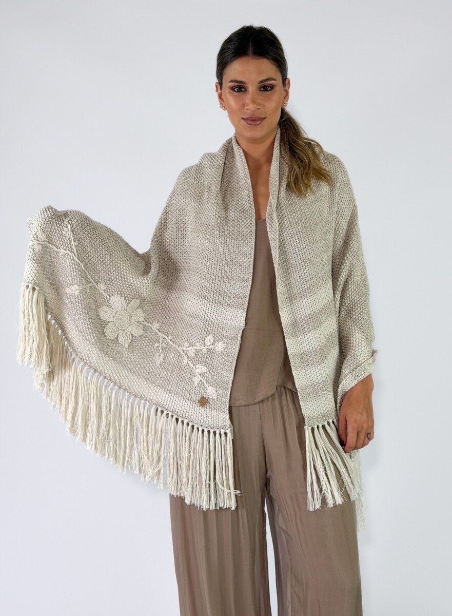 PASHMINA SAMOA - BEIGE 