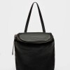 Mochila Soft En Cuero Graneado Negro