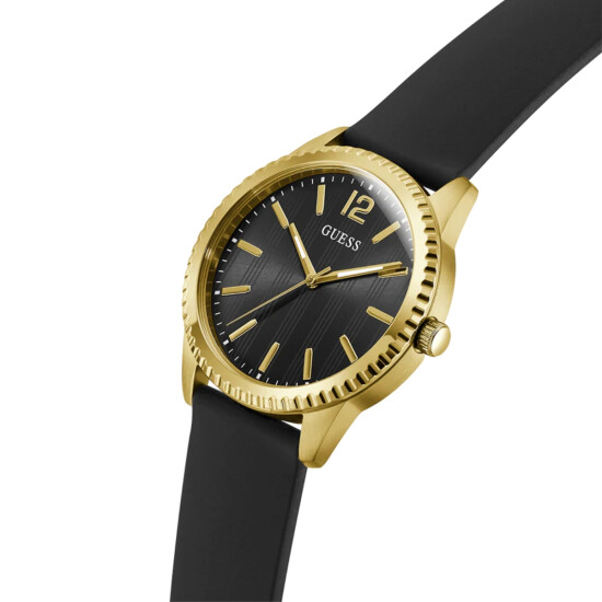 Reloj GUESS CHIP Silicona Negro Esfera 40mm 0