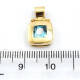 Colgante En Oro 18K Y Topacio Colgante En Oro 18K Y Topacio