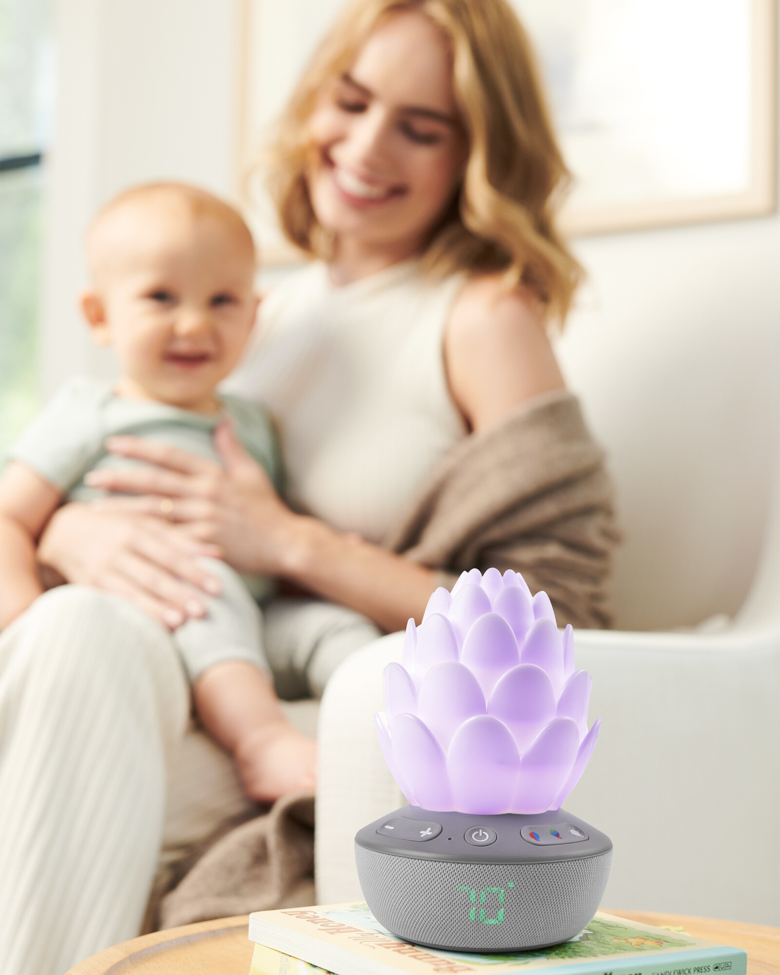 Veladora con sonidos y alerta para bebés Veladora con sonidos y alerta para bebés