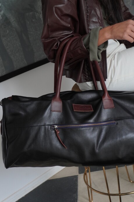 Weekender Bag Negro Blue Zip