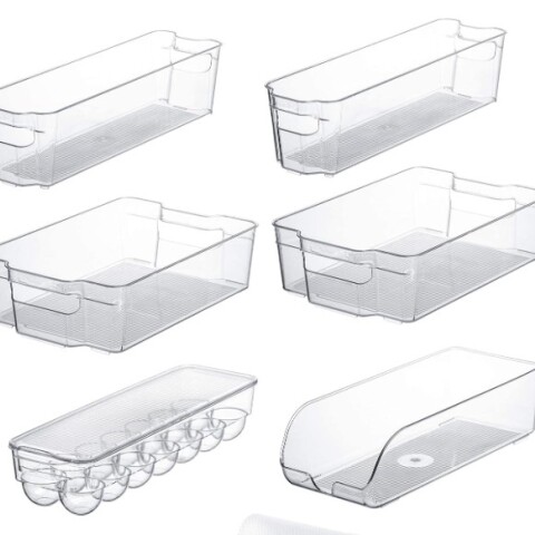 Set X6 Contenedor cajon Organizador almacenamiento comida alimentos bebidas multiuso huevera frutas verduras libre BPA CTN009 Set X6 Contenedor cajon Organizador almacenamiento comida alimentos bebidas multiuso huevera frutas verduras libre BPA CTN009