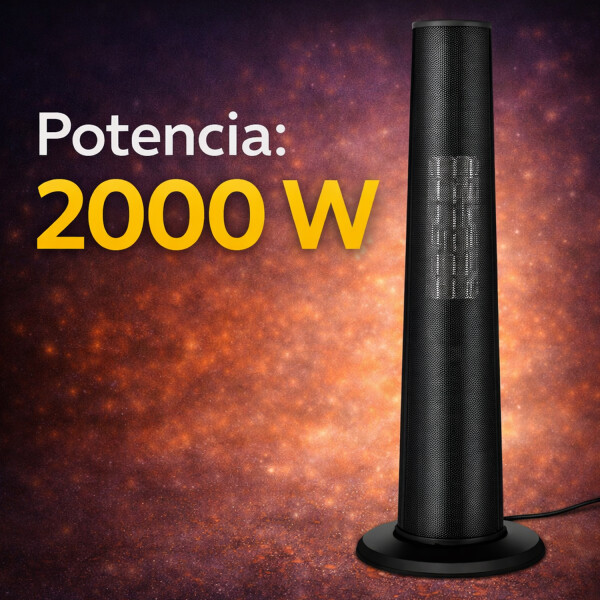 Calentador Torre Kassel 2000w Ks-ct77b Oscilación CALENTADOR KASSEL DE TORRE KS-CT77B