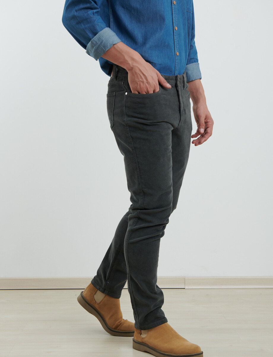 080301 PANTALON HARRY Gris Oscuro