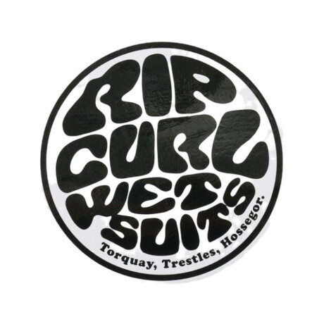 Sticker Rip Curl Logo Negro