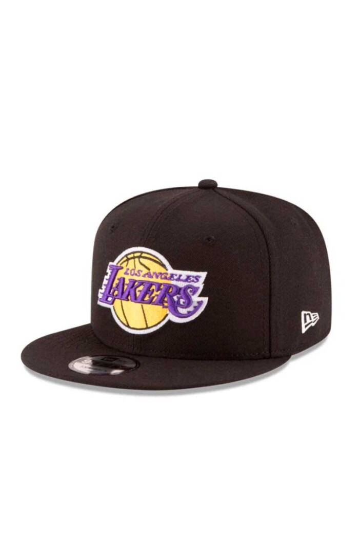 GORRO NEW ERA PLANO LAKERS Negro