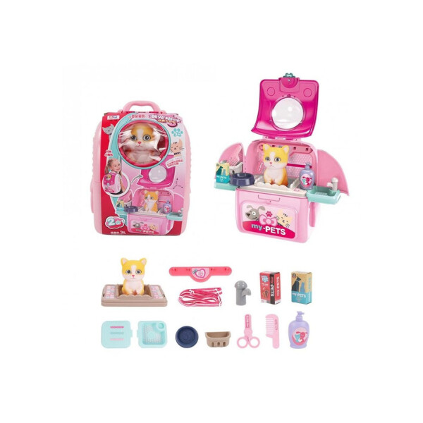 Juguete bañito gatito rosa