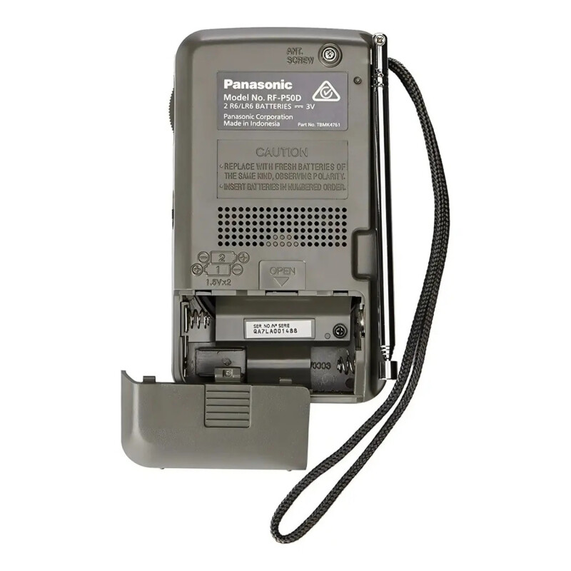Radio Portátil Panasonic Am/fm A Pilas modelo Rf-p50d Radio Portátil Panasonic Am/fm A Pilas modelo Rf-p50d