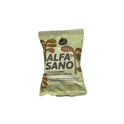 Alfajor con datiles y frutos secos Punto Sano Alfajor Datil/fr Secos P. Sano
