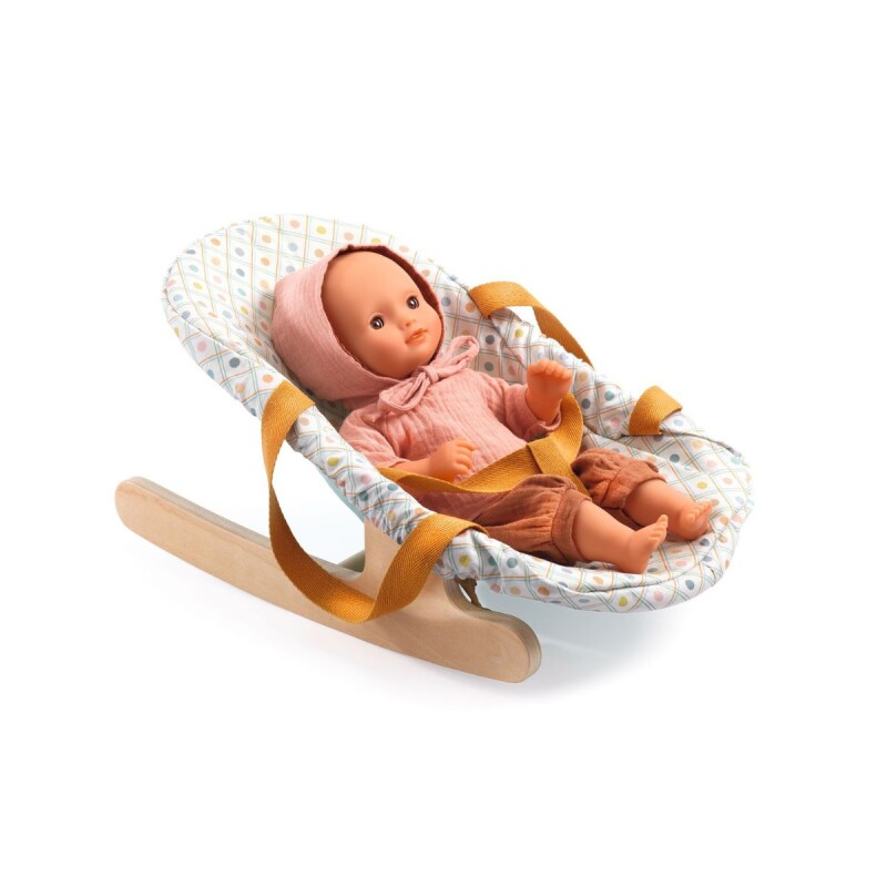 Cuna mecedora de madera para bebés Cuna mecedora de madera para bebés