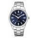 Reloj Análogo Q&Q QZ94J Resistente Al Agua Diseño Clásico Para Uso Diario Azul