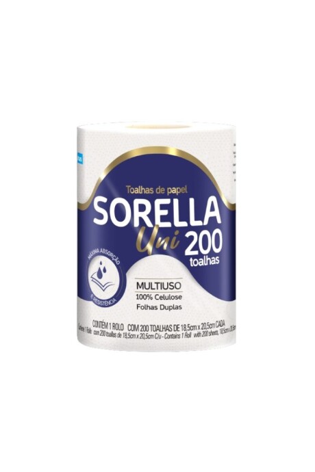 Maxi rollo de cocina doble hoja Sorella - 200 toallas Maxi rollo de cocina doble hoja Sorella - 200 toallas