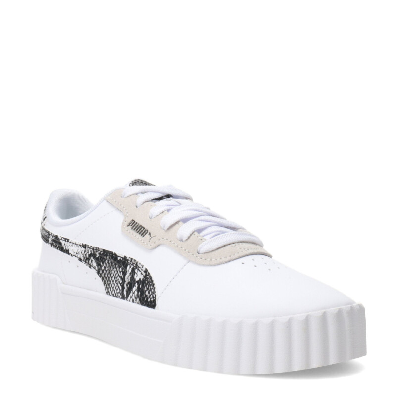 Championes de Mujer Puma Blanco - Negro - Gris