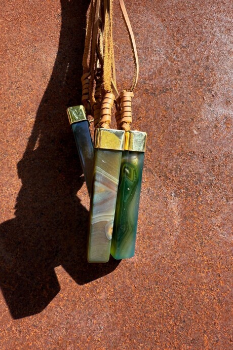 Stick Necklace Verde