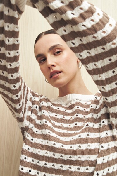 SWEATER EVAN Visón