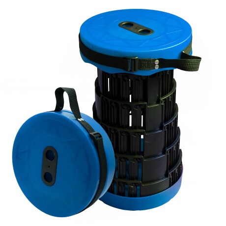 Banco Portátil Plegable Para Acampar AZUL