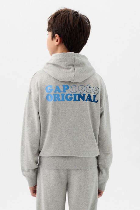 Buzo Canguro Logo Gap Niño Sin Felpa B08