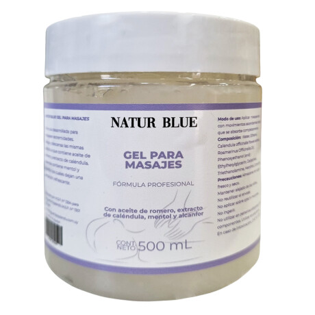 Gel para masajes Natur Blue 500ml Gel para masajes Natur Blue 500ml