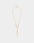 Collares Largos Metal diferenciado Collar Corto De Metal - Dorado