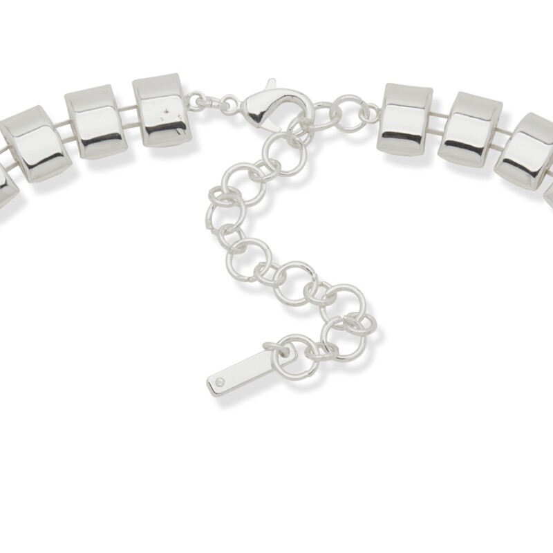 Nk 17In Bar Collar Silver