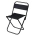 Silla Plegable De Playa Infantil Camping Metal Resistente Variante Color Negro