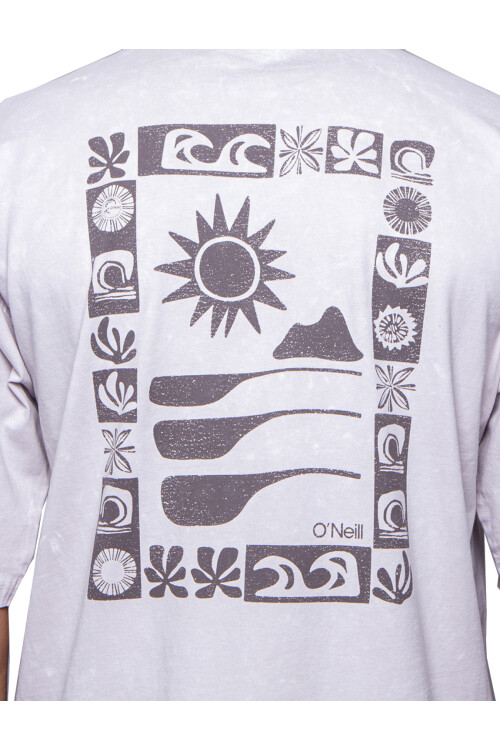 Remera O'Neill Oversized Solstice Gris