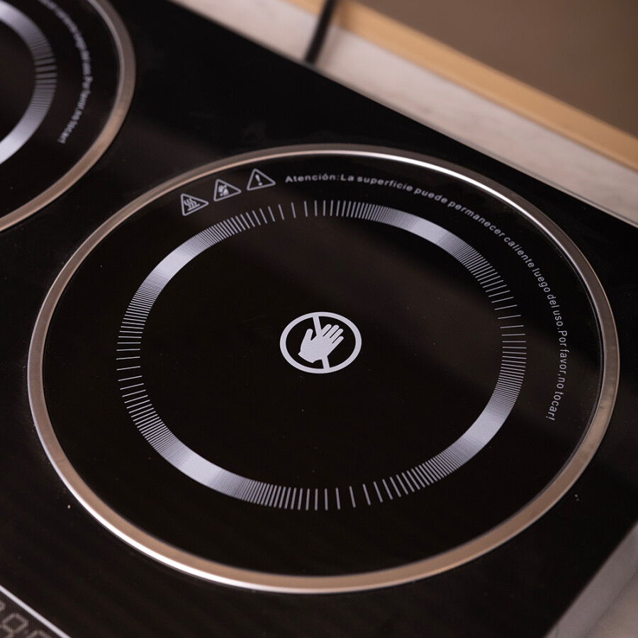 Anafe vitrocerámico portátil 2 hornallas Xion XI-EH202 Anafe vitrocerámico portátil 2 hornallas Xion XI-EH202