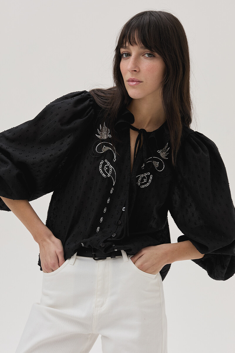 Blusa West Negro