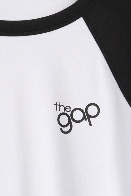 Remera Logo Gap Mujer Black 1