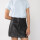 Falda Couro Short Negro