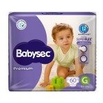 BABYSEC PREMIUM JUMBO GRANDE PAQ. X 60 U única